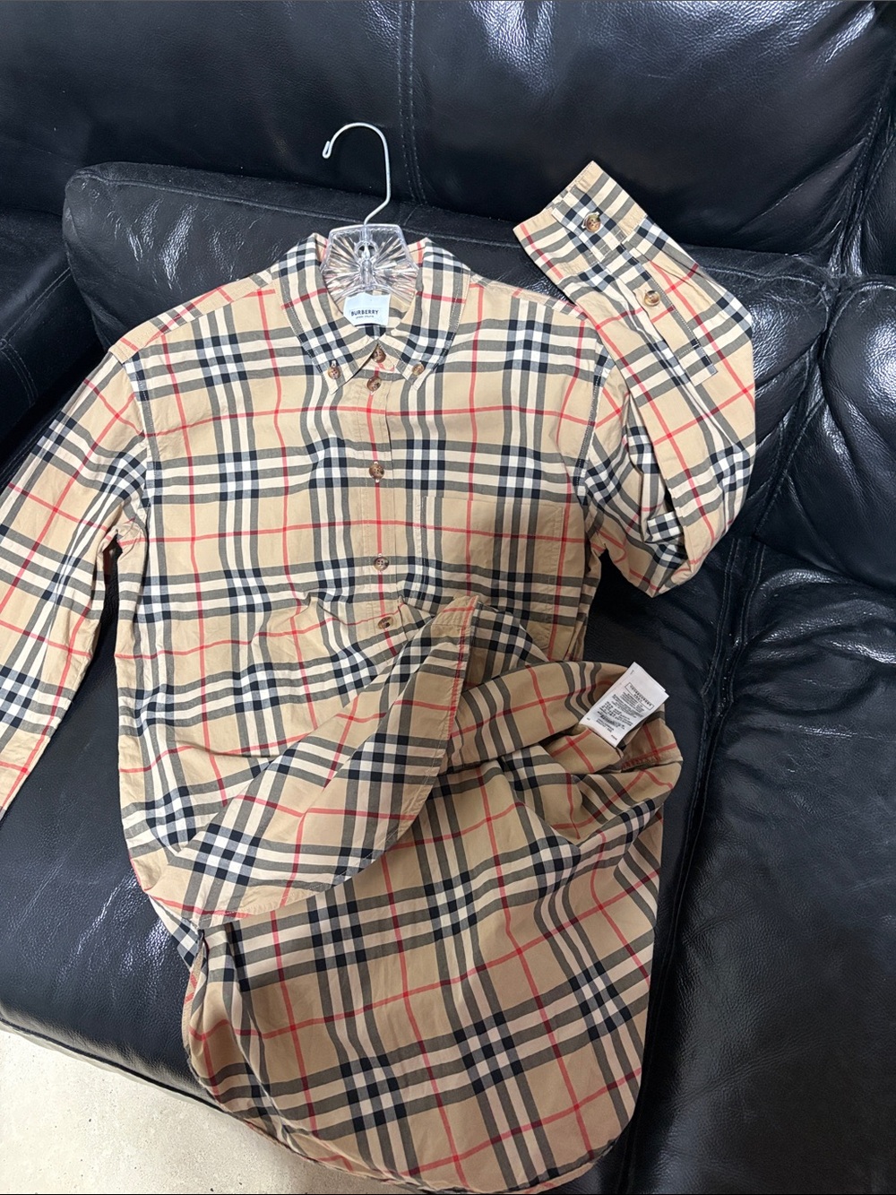 Burberry Vintage Check 100% Cotton Shirt